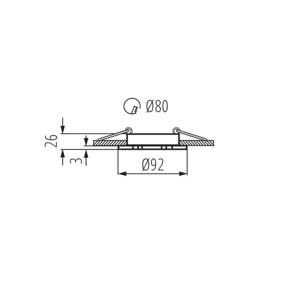 Kanlux Deckenleuchte SEIDY Gx5,3 Weiß Matt 19456