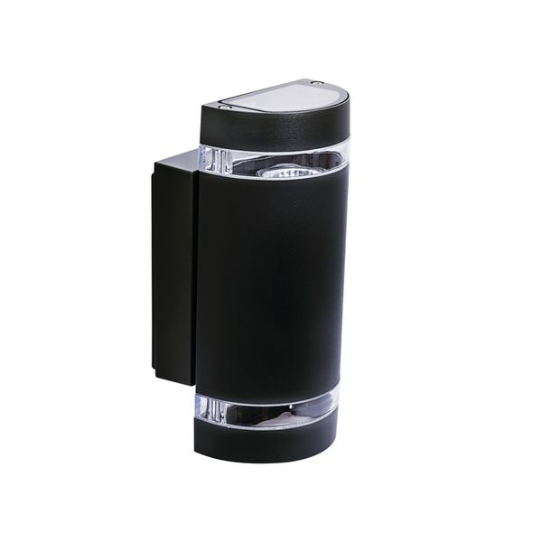 Kanlux 22441Außen-Wandleuchte mit 2x GU10 Fassungen in schwarz IP44, Up&Down