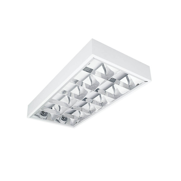 Kanlux Aufbau-Rasterleuchte NOTUS 4LED G13 Weiß 2x 22674