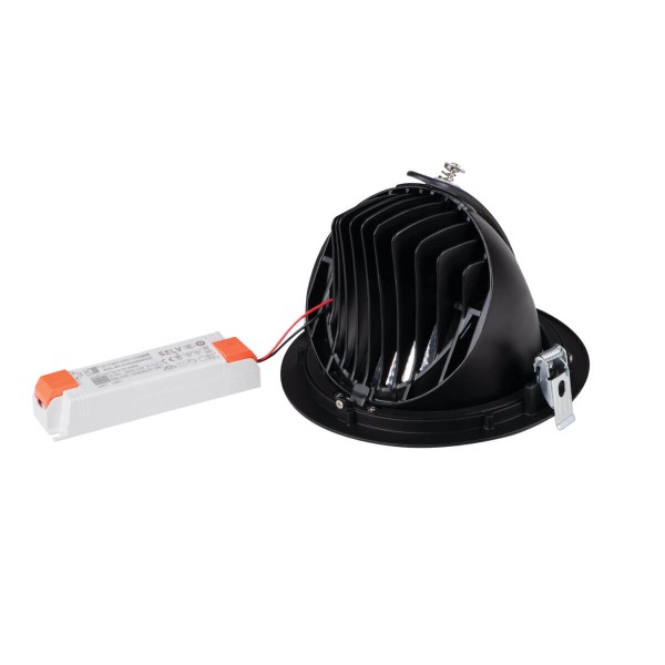 Kanlux Downlight, Einbauleuchte HIMA LED Schwarz 22842