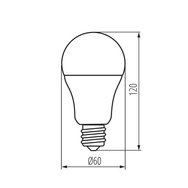Kanlux LED-Lampe RAPIDv2 E27 Weiß 13W 22955