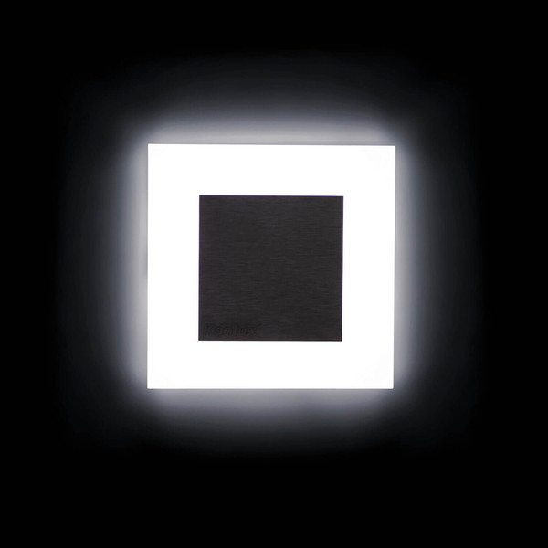 Kanlux LED Wandeinbauleuchte Apus 0,8W neutralweiss 4000K Bewegungsmelder Weiß Edelstahl 23799