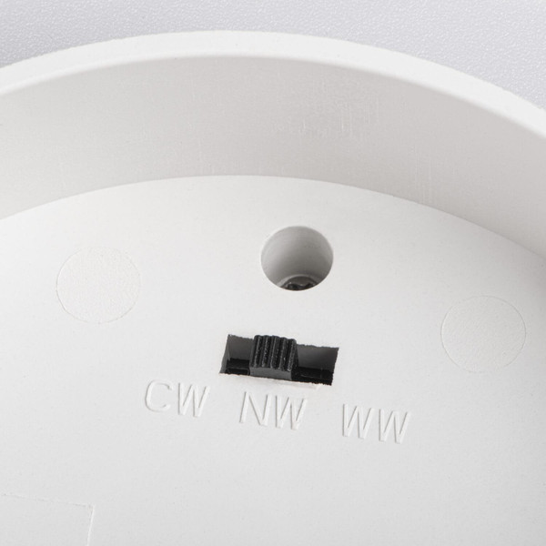 Kanlux LED Aufbaustrahler Sonor 6W CCT warm-/neutral-/tageslichtweiss 3000K/4000K/5700K Weiß Aluminium Ø9cm 24364