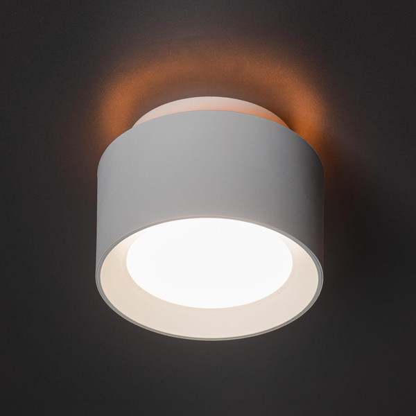 Kanlux LED Aufbaustrahler Sonor 12W CCT warm-/neutral-/tageslichtweiss 3000K/4000K/5700K Weiß Aluminium Ø14cm 24366