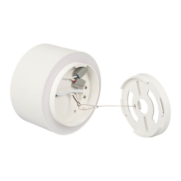 Kanlux LED Aufbaustrahler Sonor 12W CCT warm-/neutral-/tageslichtweiss 3000K/4000K/5700K Weiß Aluminium Ø14cm 24366