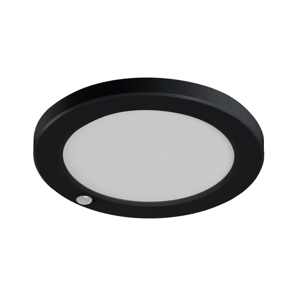 Kanlux LED Downlight Erga 17W CCT warm-/neutral-/tageslichtweiss 3000K/4000K/6500K Bewegungsmelder Schwarz Ø23cm 24605