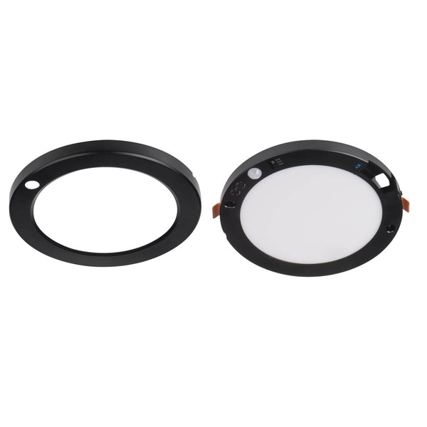 Kanlux LED Downlight Erga 17W CCT warm-/neutral-/tageslichtweiss 3000K/4000K/6500K Bewegungsmelder Schwarz Ø23cm 24605