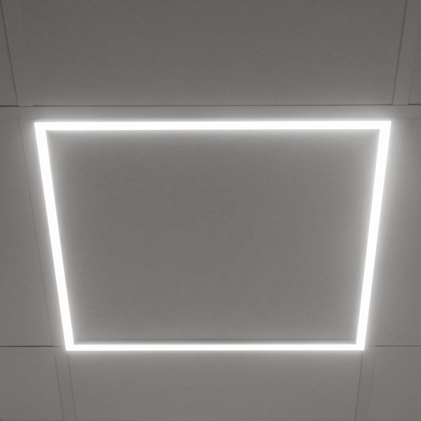 Kanlux LED Panel Avar 32W neutralweiss 4000K UGR19 Weiß Aluminium 59x59cm 26778