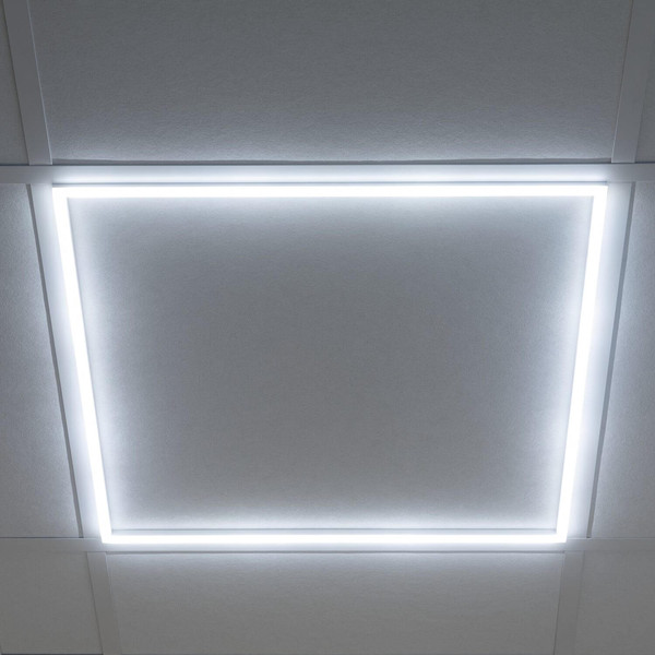Kanlux LED Panel Avar 32W CCT warm-/neutral-/tageslichtweiss 3000K/4000K/6500K Weiß Aluminium 59x59cm 26779