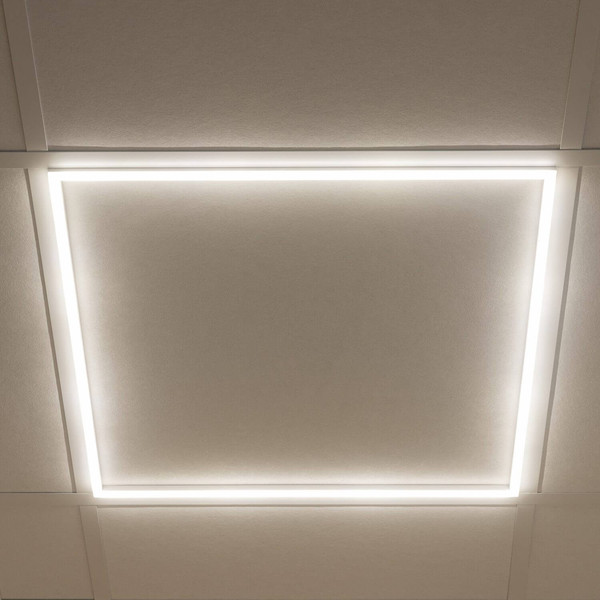 Kanlux LED Panel Avar 32W CCT warm-/neutral-/tageslichtweiss 3000K/4000K/6500K Weiß Aluminium 59x59cm 26779