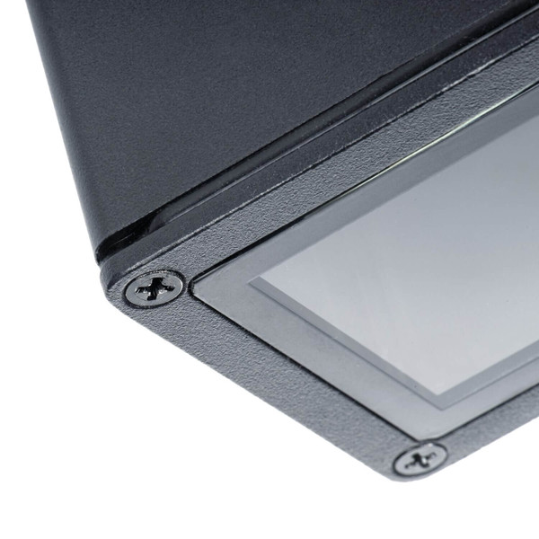 Kanlux Außendeckenleuchte Gori GU10 IP44 Anthrazit Aluminium 29004