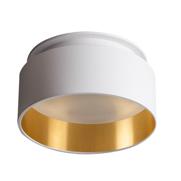 Kanlux Einbau-Downlight, Einbauleuchte GOVIK Gx5,3/GU10 Weiß/Gold 29231