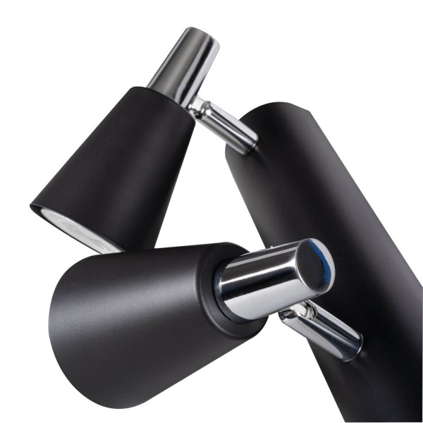 Kanlux Wand-Deckenleuchte SEMPRA GU10 Schwarz 4x 33097