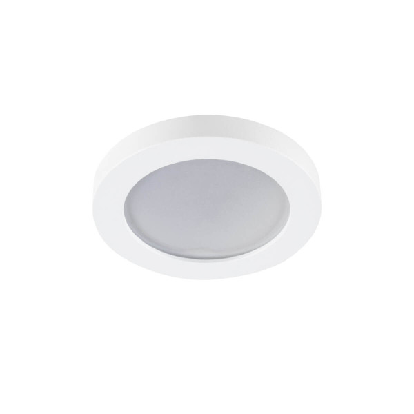 Kanlux Einbau-Downlight, Einbauleuchte FLINI IP44 Gx5,3/GU10 Weiß IP44/20 33123