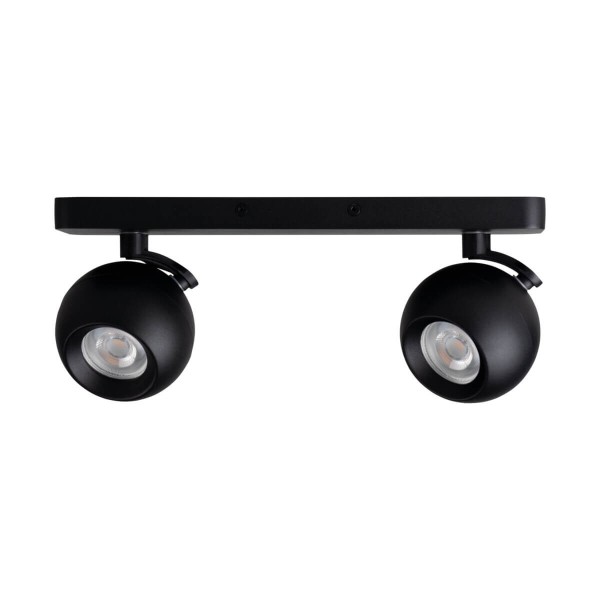 Kanlux Wand-Deckenleuchte GALOBA GU10 Schwarz 2x 33675