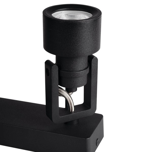 Kanlux Wand-Deckenleuchte SONDA II GU10 Schwarz 34920