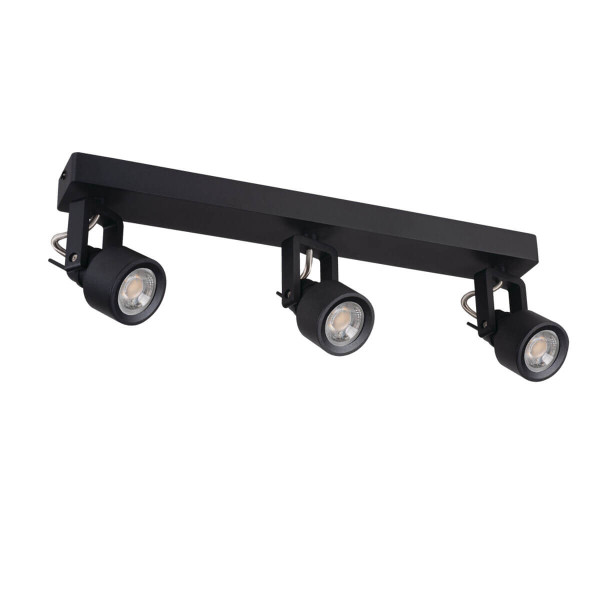Kanlux Wand-Deckenleuchte SONDA II GU10 Schwarz 3x 34924