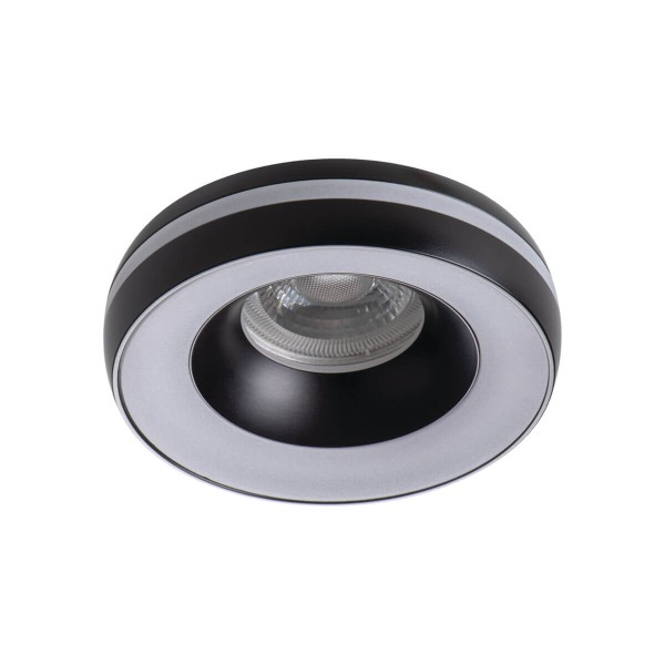 Kanlux Einbau-Downlight, Einbauleuchte ELICEO Gx5,3/GU10 Schwarz 35280