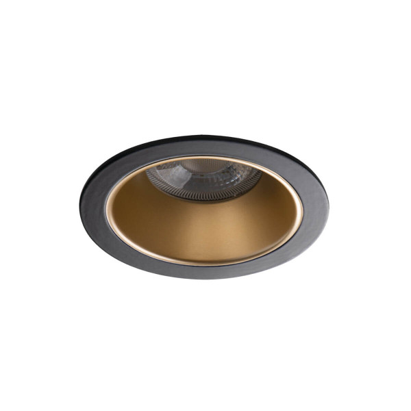Kanlux Einbau-Downlight, Einbauleuchte GLOZO DSO Gx5,3/GU10 Gold/Schwarz 36224