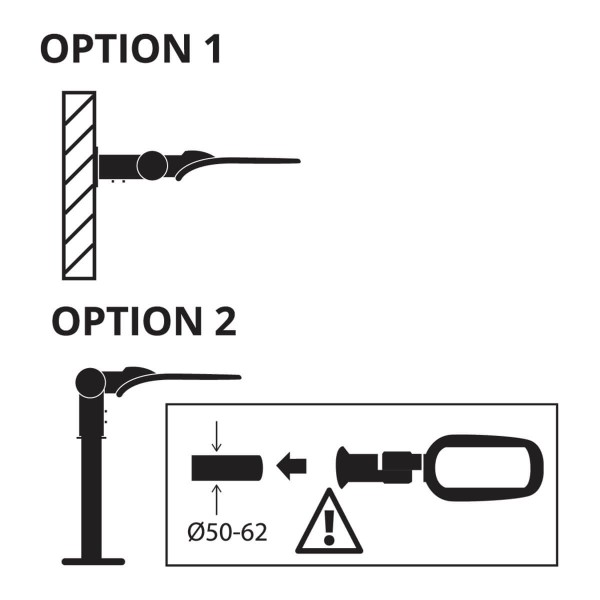 Kanlux Parkplatz-LED-Leuchte STRETON LED 60W NW Grau IP65 36230