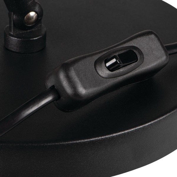 Kanlux Tischleuchte JUSI E27 E27 Schwarz 36271