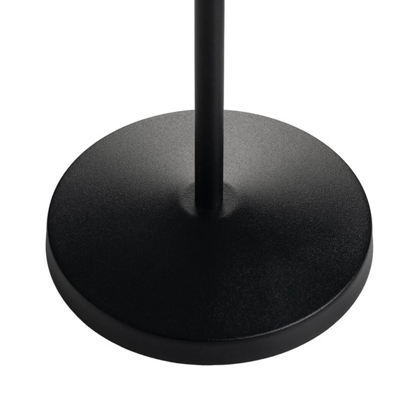 Kanlux LED Tischleuchte Inita 1,2W warmweiss 3000K Akku IP54 Schwarz Metall Ø11cm 36327