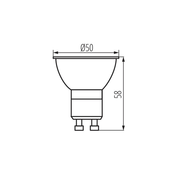 Kanlux LED Spot GU10 7W 1000lm neutralweiss 4000K 36335