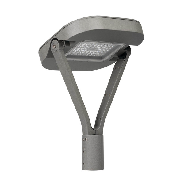 Kanlux LED Mastleuchte Parcoli 50W einstellbar CCT warm-/neutral-/tageslichtweiss 3000K/4000K/6500K IP66 Grau Aluminium 30x30cm 36435