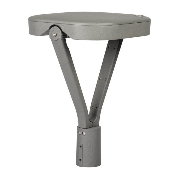 Kanlux LED Mastleuchte Parcoli 50W einstellbar CCT warm-/neutral-/tageslichtweiss 3000K/4000K/6500K IP66 Grau Aluminium 30x30cm 36435