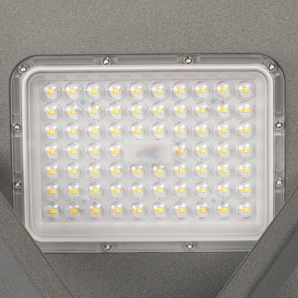 Kanlux LED Mastleuchte Parcoli 50W einstellbar CCT warm-/neutral-/tageslichtweiss 3000K/4000K/6500K IP66 Grau Aluminium 30x30cm 36435