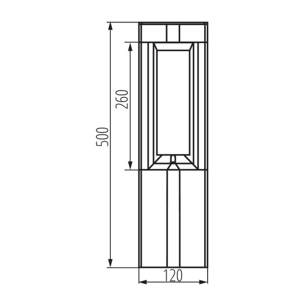 Kanlux Außenleuchte, Outdoorlampe PEVO GX53 Graphit IP44 36551