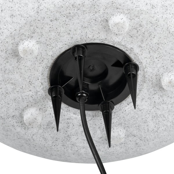 Gartenkugel Kugelleuchte Ø490 mm Ball 230V E27 IP65 Garten Lampe Naturstein Optik Kanlux Stono