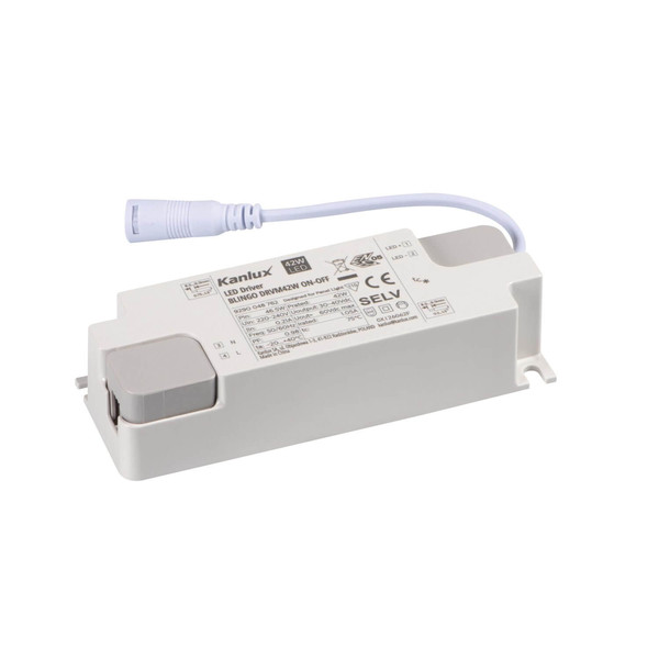 Kanlux LED Treiber, Netzteil Blingo 42W 1050mA Weiß 37264