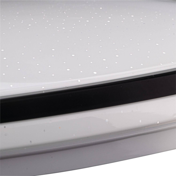 Kanlux LED Deckenleuchte Arvos 37W CCT warm-/tageslichtweiss 3000-6500K Fernbedienung Schwarz Stahl Ø50cm 37329
