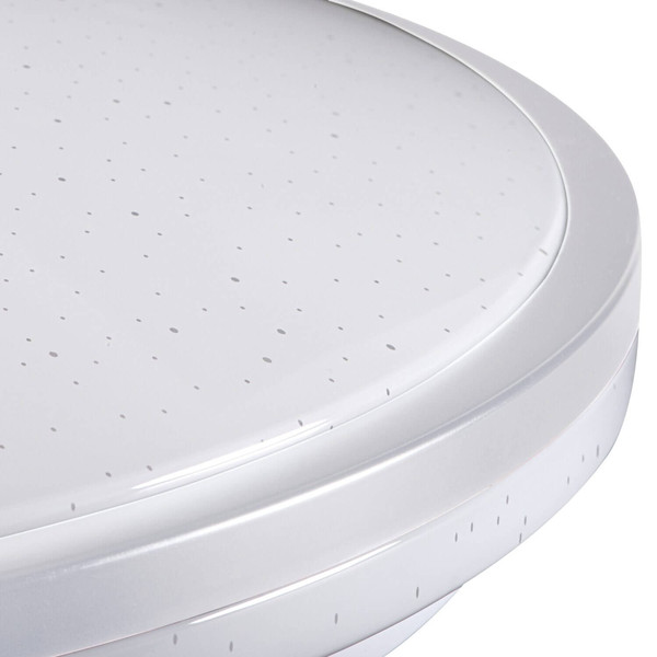 Kanlux LED Deckenleuchte Arvos 37W CCT warm-/tageslichtweiss 3000-6500K Fernbedienung Weiß Stahl Ø50cm 37332