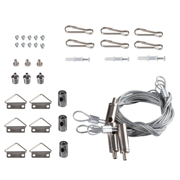 Kanlux 3x Seilabhängung für LED Panel 1,2m 37336