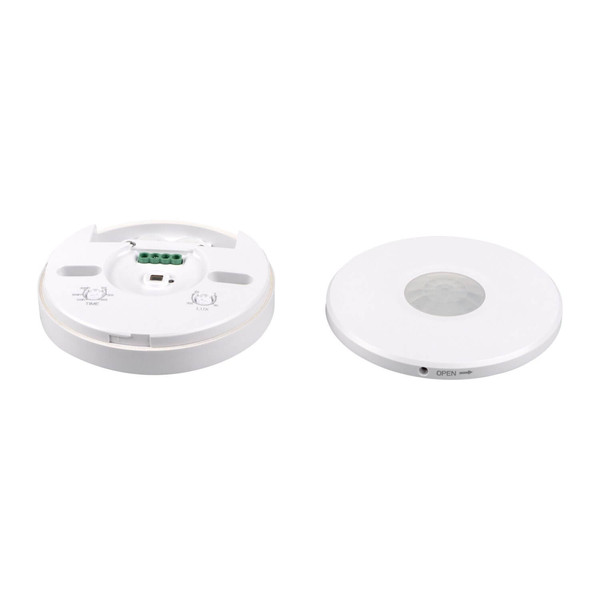 Kanlux Bewegungsmelder Zona Mini PIR Decke IP65 Reichweite 8m Weiß 37365