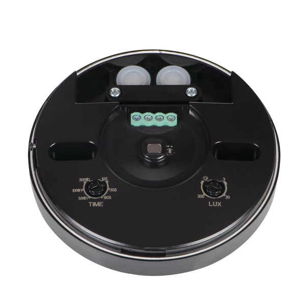 Kanlux Bewegungsmelder Zona Mini PIR Decke IP65 Reichweite 8m Schwarz 37377