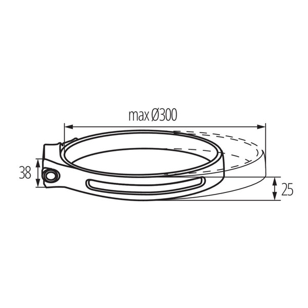 Kanlux LED Stirnlampe Maxil CCT tageslichtweiss 6500K/9500K Akku IP44 37391