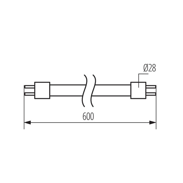 Kanlux LED Röhre T8 60cm G13 9W 900lm tageslichtweiss 6500K 37631