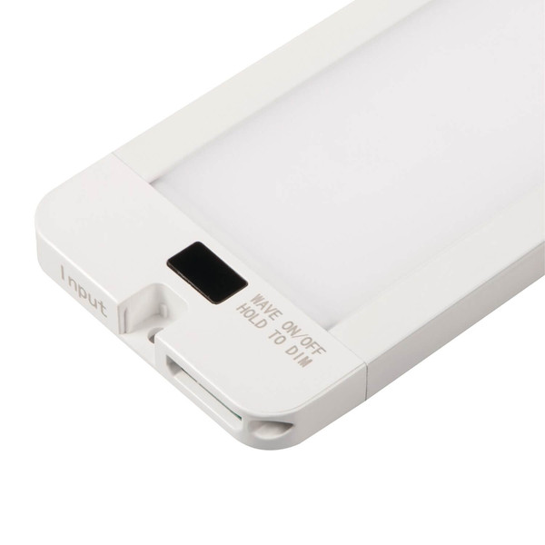 Kanlux LED Unterbauleuchte Daxa 5W CCT warm-/neutral-/tageslichtweiss 3000K/4000K/5500K dimmbar mit Sensor Weiß Aluminium 38122
