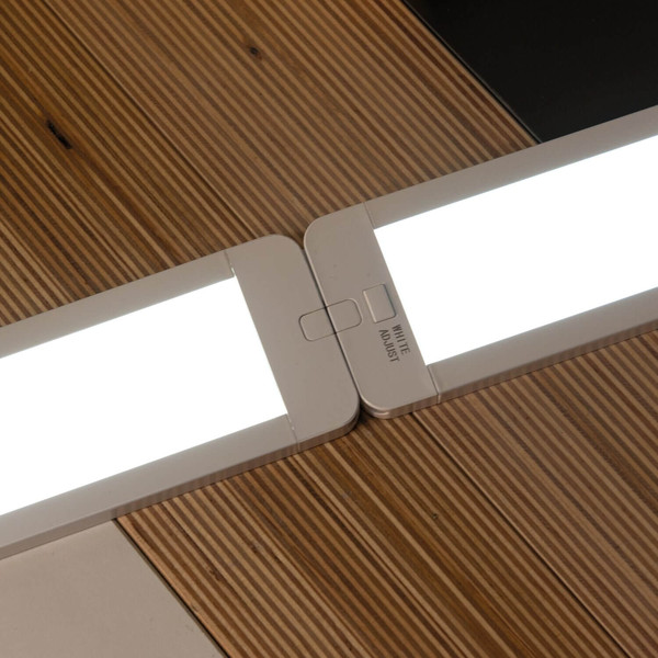 Kanlux LED Unterbauleuchte Daxa 5W CCT warm-/neutral-/tageslichtweiss 3000K/4000K/5500K dimmbar mit Sensor Weiß Aluminium 38122