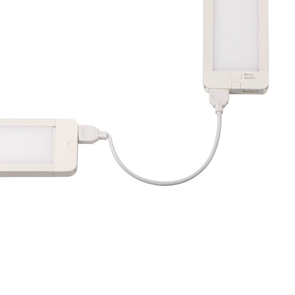 Kanlux LED Unterbauleuchte Daxa 5W CCT warm-/neutral-/tageslichtweiss 3000K/4000K/5500K dimmbar mit Sensor Weiß Aluminium 38122