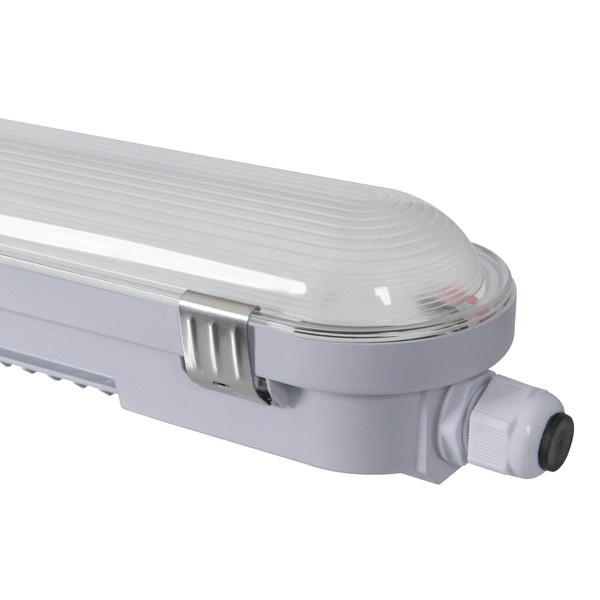 Kanlux LED Feuchtraumleuchte MAH Pro 38W einstellbar neutralweiss 4000K IP66 Grau 120cm 38140