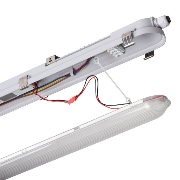 Kanlux LED Feuchtraumleuchte MAH Pro 52W einstellbar neutralweiss 4000K IP66 Grau 150cm 38141