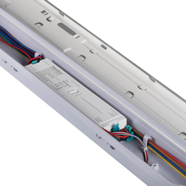 Kanlux LED Notleuchte MAH Pro 52W einstellbar neutralweiss 4000K IP66 Notlicht Grau 150cm 38148