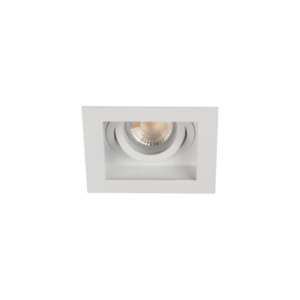 Kanlux Einbaurahmen Aret GU10/GU5,3 Weiß Aluminium 10x10cm 38364