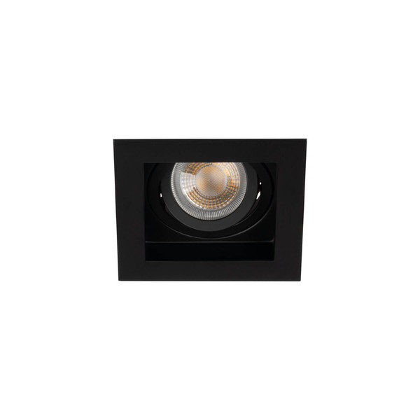 Kanlux Einbaurahmen Aret GU10/GU5,3 Schwarz Aluminium 10x10cm 38365