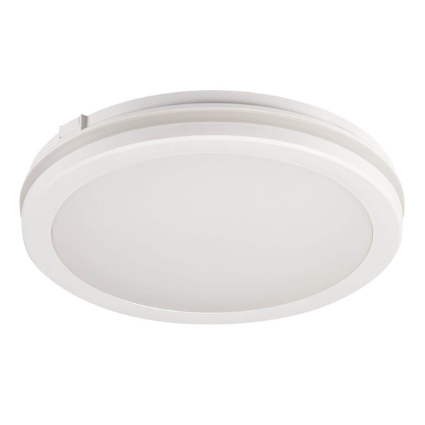 Kanlux LED Deckenleuchte Beno 40W CCT warm-/neutral-/tageslichtweiss 3000K/4000K/6500K IP65 Weiß Ø40cm 38386