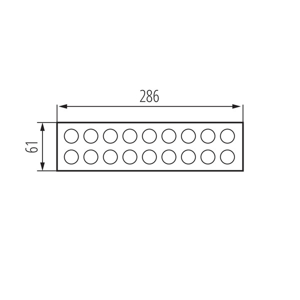 Kanlux 4x Linse für Stromschienenstrahler LTL symmetrisch 60° 38394